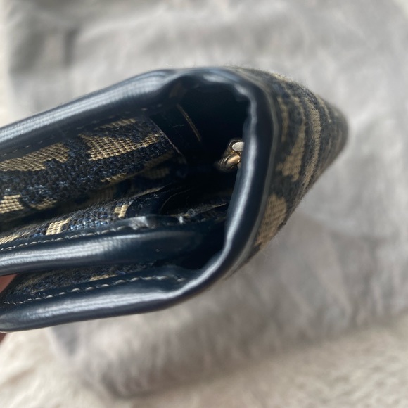 Authentic Vintage Dior Trotter Clutch with Chain - Picture 3 of 16